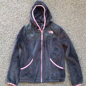 The North Face Girls Osito Hooded Jacket Med 10/12